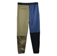 Wholesale Men Patch Work Pant Half Blue Half Camouflage Fashion New Tide Pants Male Skateboard Hip Hop Capris
