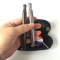 Wholesale Wax Vape Pen Quartz Coil Skillet Puff V TWO Kit Quartz Coil Ceramic Rod Coil Dry Herb Heating Element Vape Pen Kit