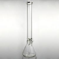 Wholesale 9mm Glass Tube Super Thick Heavy Big Tall Glass Water Bongs All Clear Beaker Base Bongs Pipes