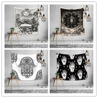 Wholesale Bedroom wall hanging tapestry decoration Euramerican divination astrology printing tablecloth bed sheet yoga mat beach towel party backdrop