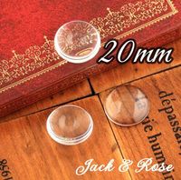 Wholesale 300 Good Quality mm Domed Round Transparent Clear Magnifying Glass Cabochon Cameo Setting Base Set