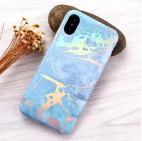 Wholesale 2018 hot sale phone shell marble painted phone shell relief soft shell TPU creative art mobile phone cases