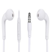 Wholesale wired Earphones mm For Samsung Earbuds Galaxy S6 Headphones With Mic Headset Headphone No Package
