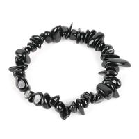 Wholesale Natural Gem Stone Chip Beads Chakra Black Tourmaline Bracelets for Women Small Size Reiki Healing Meditation Aura Gift