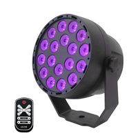 Wholesale UV LED Par Stage Light x3W Ultraviolet Black Lights DMX IR Remote Control Sound Activated Projector Lamp for Party Bar Club Disco