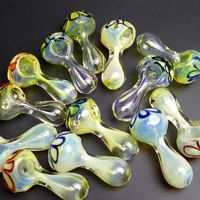 Wholesale Spoon Pipes quot Cool Quality Heady Glass Smoking Pipes Colorful Glass Pipe Hand Pipes Use for Tobacco Glass Pipe Hand Smoking Pipe