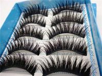 Wholesale High Quality Pairs set of Natural Long Black EyeLashes Makeup Handmade Thick Fake False Eye Lashes Extension Tools New