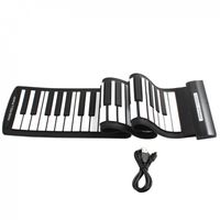 Wholesale KONIX MD61 Fold Electronic organ Superior Roll Up Piano with Soft Keys Keys Professional MIDI Keyboard