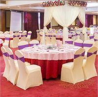 Wholesale Wedding Banquet Use Spandex Polyester Chair Covers Colors for Choosing Chair Covers for Wedding Banquet Chairs