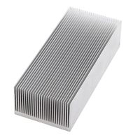 Wholesale Freeshipping Aluminum Heat Radiator Heatsink Cooling Fin x69x37mm Silver Tone