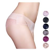 Wholesale Luxurious Lace Panty Sexy Underpants Silk Womens Cotton Breathable Underwear Briefs Satin Fishnet Panties Cheap Direct Selling