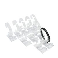 Wholesale Jewelry Display Clear Acrylic Rotating Watch Rack Watch Collar Watch Holder Stand