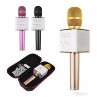 Wholesale Q9 Wireless Karaoke Microphone Bluetooth Speaker in Handheld Sing Recording Portable KTV Player for iOS Android