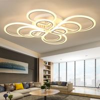 Wholesale Modern acrylic LED ceiling chandelier lighting Plexiglass Chinese knot chandelier for living dining bed room luster avize EMS