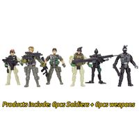 Wholesale 6 Degree Rotatable Removable American Soldiers Military Model Toys Gifts for Kids Teens Military Army Combat Game for Boys Model Toy