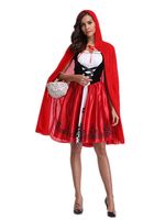 Wholesale New Halloween Costume Explosion Female Ghost Dress Little Red Riding Hood Cloak Model Playing Uniform Adult Halloween Cosplay Costume