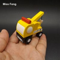 Wholesale Cool Tiny Cars Wooden Trailer Truck Mini Vehicle Toys For Kids Child Gifts Educational Teaching Toy Gift
