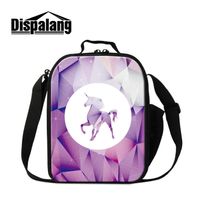 Wholesale Thermal Lunchbox Food Picnic Bags For Children Cute Unicorn Printing Insulated Lunch Bags For Students Girls Boys lovely Small School Cooler