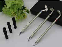Wholesale Novelty Golf Gifts sets with Sports Club Shaped Alloy Ballpoint Pen Business Gift mm Writing Point