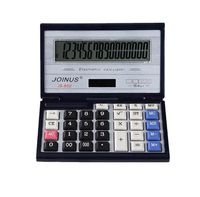 Wholesale 1pcs Foldable office use calculator Large computer keys Office big Computer Keys Solar power Calculator with coin batteries