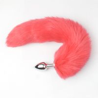 Wholesale Metal Anal Toys Fox Tail Anal Plug Erotic Toys Butt Plug Adult Sex Toys for Women and Men Sexy Butt Plug Size M
