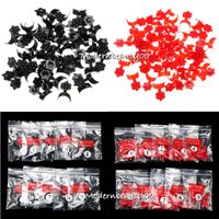 Wholesale Hot sale Bag French Style False Acrylic Nail Art Tips Black Red White Sizes