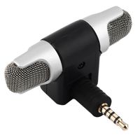 Wholesale New Portable Electret Condenser Stereo Clear Voice Mini Mic Digital Stereo Microphone for Recorder PC Mobile Phone