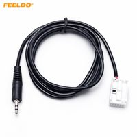 Wholesale FEELDO Car Stereo Audio mm Male AUX Adapter Cable Fit For Peugeot