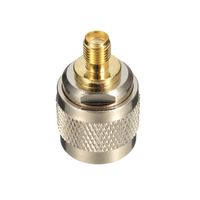Wholesale L16 N Male To SMA Female Nickel Gold Plating Straight RF Coxial Connector Adapter Plug Jack Socket