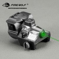 Wholesale FIRE WOLF Hunting Optics Green Dot Laser Sight Adjustable Mira Laser Para Pistola For Pistol Rifle