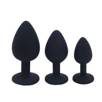 Wholesale Butt Plug Prostate Massager Erotic Hot Sex Toys for Men Woman Adult Products Anal Plug Silicone Anal Tube S M L