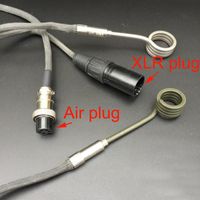 Wholesale Electric Nail fit mm mm Coil EU US heater coil Coils Heater fit Enail Dnail V V Pin XLR Male Plug