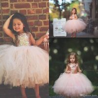 rose gold flower girl dresses uk