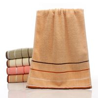 Wholesale Pure Cotton Towel Thickening Plain Colour Water Sucking Soft Environmental Broken Gear Towels For Adult Diy Gift zj ff