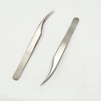Wholesale Seashine Precision Tweezers Thicken Stainless Steel Electronics Multi Tools eyelash extension tweezers straight or curve with no logo