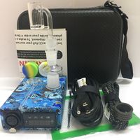 Wholesale Waterproof portable Enail E quartz nail bangers PID TC control dab box kits mm mm male female for DIY smoker with coil heater