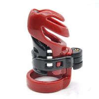 Wholesale New design short plastic Male cock lock rings Chastity anti off device cage bondage restraints SM sex toy for men