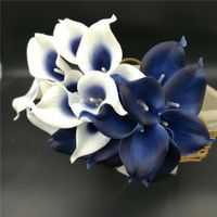 Blue And Black Flower Bouquet