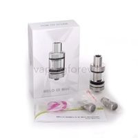 Wholesale Top Quality Melo Tank Melo III Mini Atomizer ml ml Sliver Black Top Filling Airflow Control Thread For Pico Mods