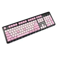 Bonjour Kitty Clavier D Ordinateur De Bureau Ordinateur Mince Dessin Animé Mignon Rose Clavier Sans Fil Kt Chat Pour Les Filles Teclado