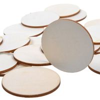 Wholesale Wooden Craft Circles Round Chips mm Mini Wood Cutouts Ornament Blank Disc DIY Painting Tag Decoration Wooden Art Crafts