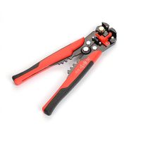 Wholesale Wire Stripper Self adjusting Cable Cutter Crimper Automatic Wire Stripping Tool Cutting Pliers Tool for Industry red