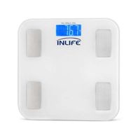 Wholesale INLIFE Body Fat Scale Floor Scientific Smart Electronic LED Digital Weight Bathroom Balance with Bluetooth LCD Display