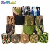 Wholesale 1 Roll U Pick m cm Waterproof Outdoor Camo Hiking Camping Hunting Camouflage Stealth Tape Wraps
