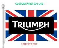 Wholesale 3x5 feet Triumph UK British Flag with Grommets Custom Digital Printing Flags Banners