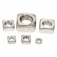 Wholesale of M4 M5 M6 M8 M10 M12 Stainless Steel A2 Square Nuts For Screws Bolt DIN557