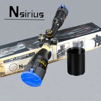 Wholesale NSIRIUS Tactical X50 AO Riflescope Optical Sight Full Size Mil Dot Red Green Blue llluminate Hunting Rifle Scope