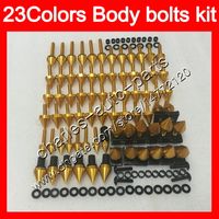 Wholesale Fairing bolts full screw kit For HONDA CBR400RR NC29 CBR400 RR CBR RR Body Nuts screws nut bolt kit Colors