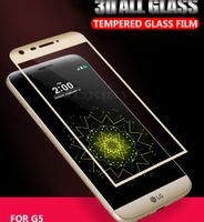 Wholesale For LG G5 V30 V35 G7 Thin Q V40 V50 G8 D MM Full Screen Curved Tempered Glass Screen Protector