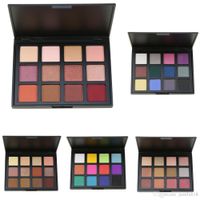Wholesale No Label Beauty Cosmetic Eye Makeup Kits colors Pigmented Eyeshadow Palette Matte and Shimmer Smoky Eye Shadow Palettes Make Up palette